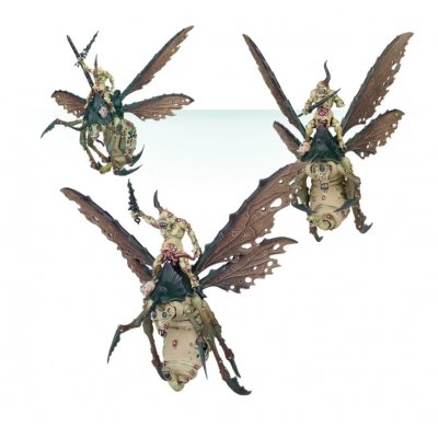 Figurki Chaos Daemons - Plague Drones of Nurgle