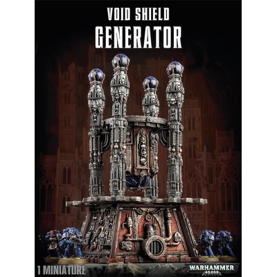 Void Shield Generator - makieta sklep GW z figurkami Citadel