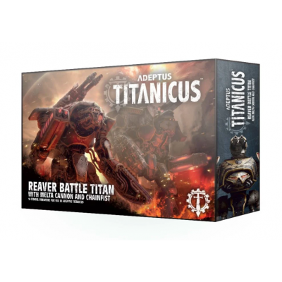Adeptus Titanicus Reaver Battle Titan with Melta Cannon and Chainfist