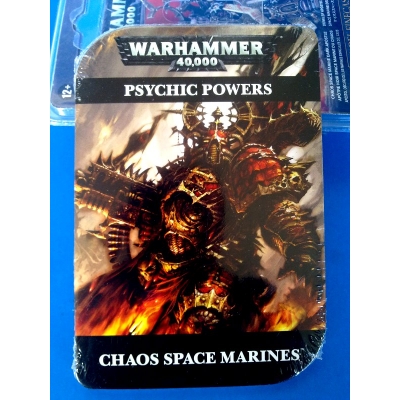 Chaos Space Marines - Psychic Cards